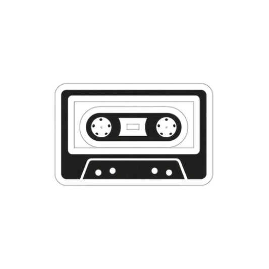 Ages Ago Apparel Logo Cassette Die-Cut Sticker Printify