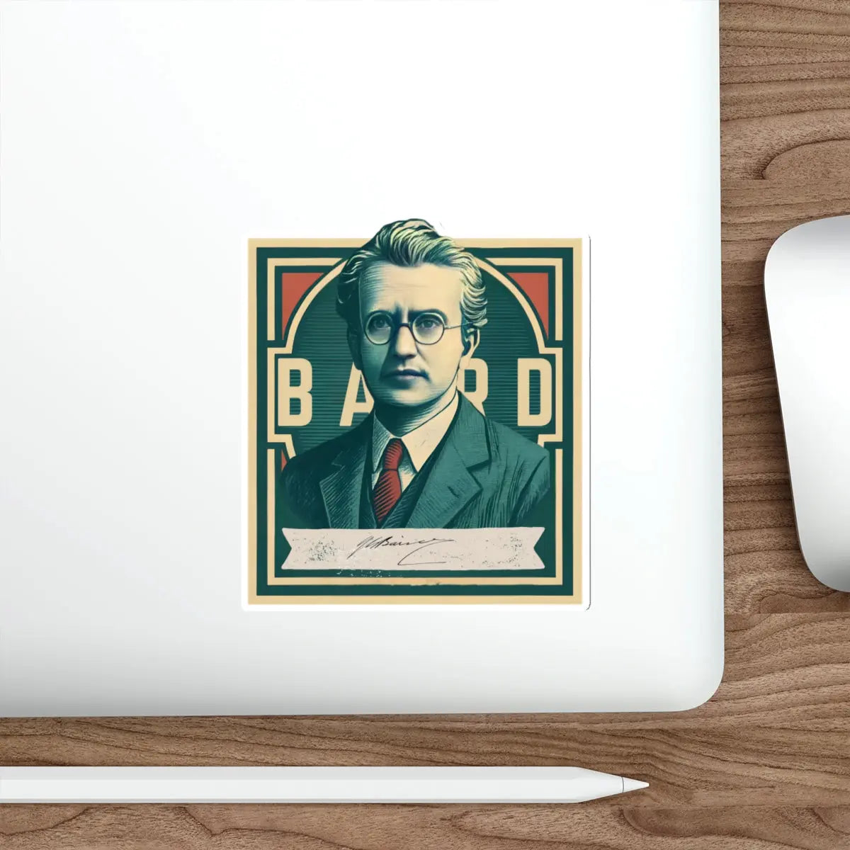 John Logie Baird - Pioneer of Television Die-Cut Sticker Printify