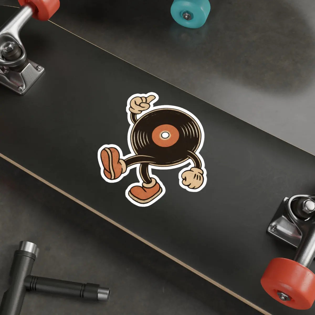 In My Groove Vinyl Die-Cut Sticker Printify