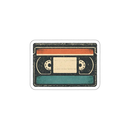 Retro VHS Cassette Die-Cut Sticker Printify