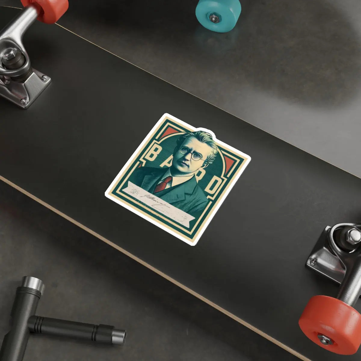 John Logie Baird - Pioneer of Television Die-Cut Sticker Printify