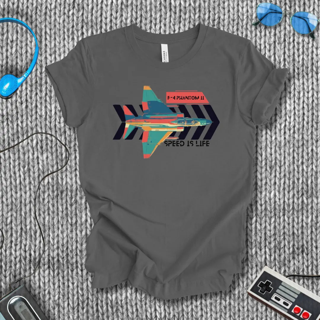 F-4 Phantom II Speed is Life T-Shirt Bella+Canvas