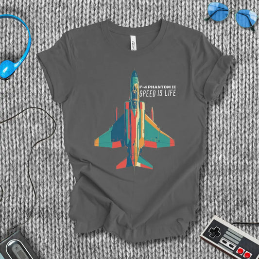 F-4 Phantom II Speed is Life  T-Shirt Bella+Canvas