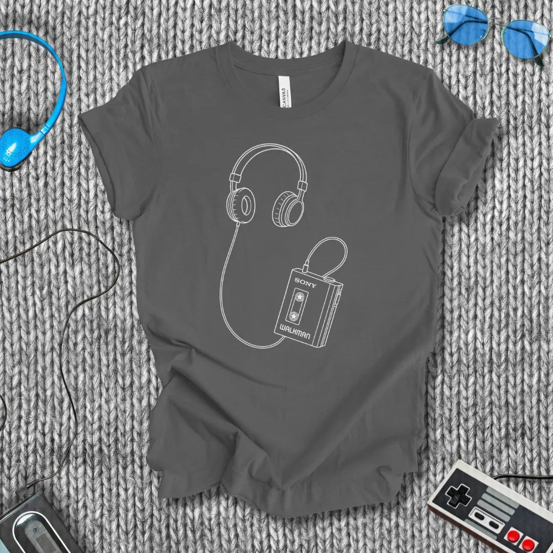Walkman Ghost T-Shirt Bella+Canvas