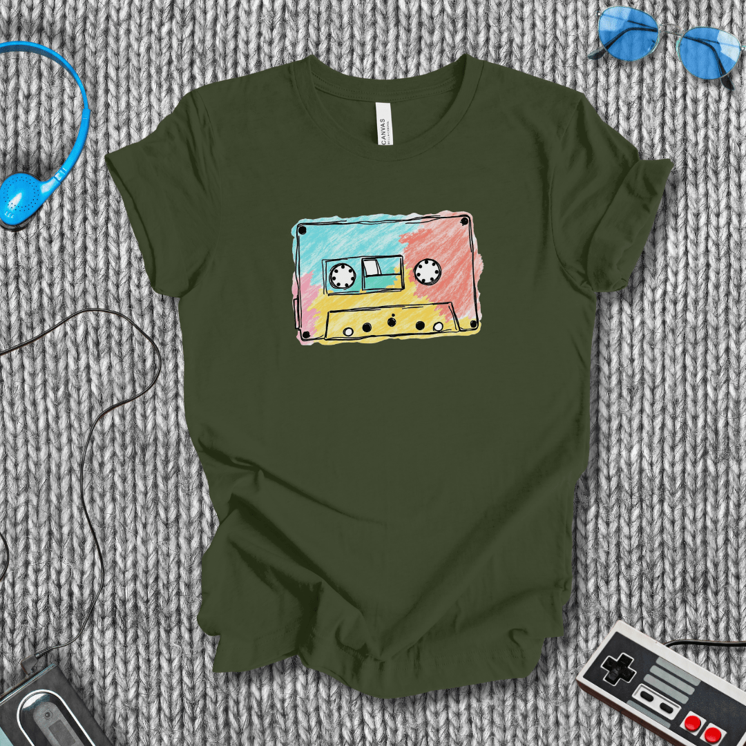 Crayon Cassette T-Shirt