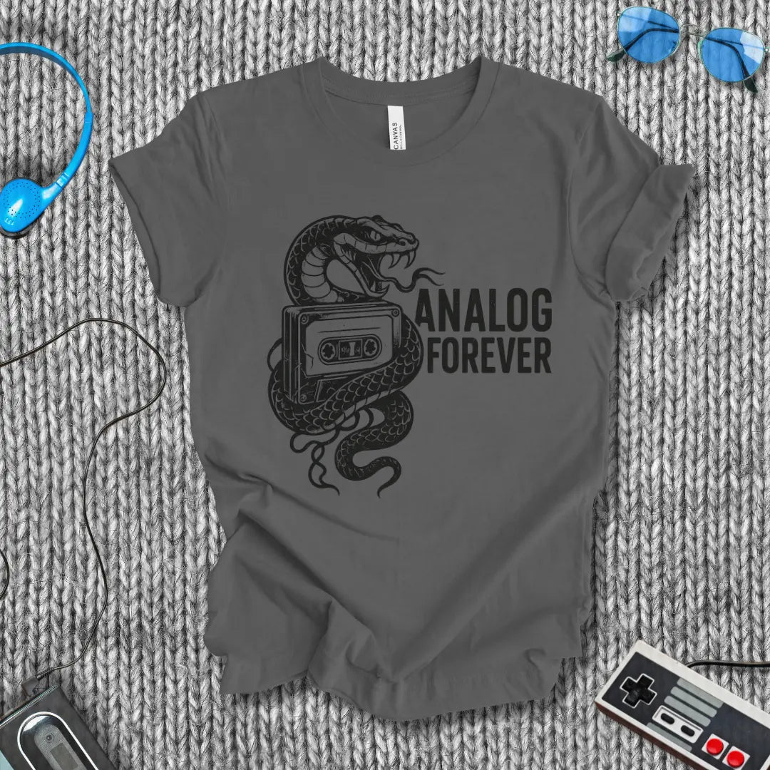 Analog Forever T-Shirt Bella+Canvas