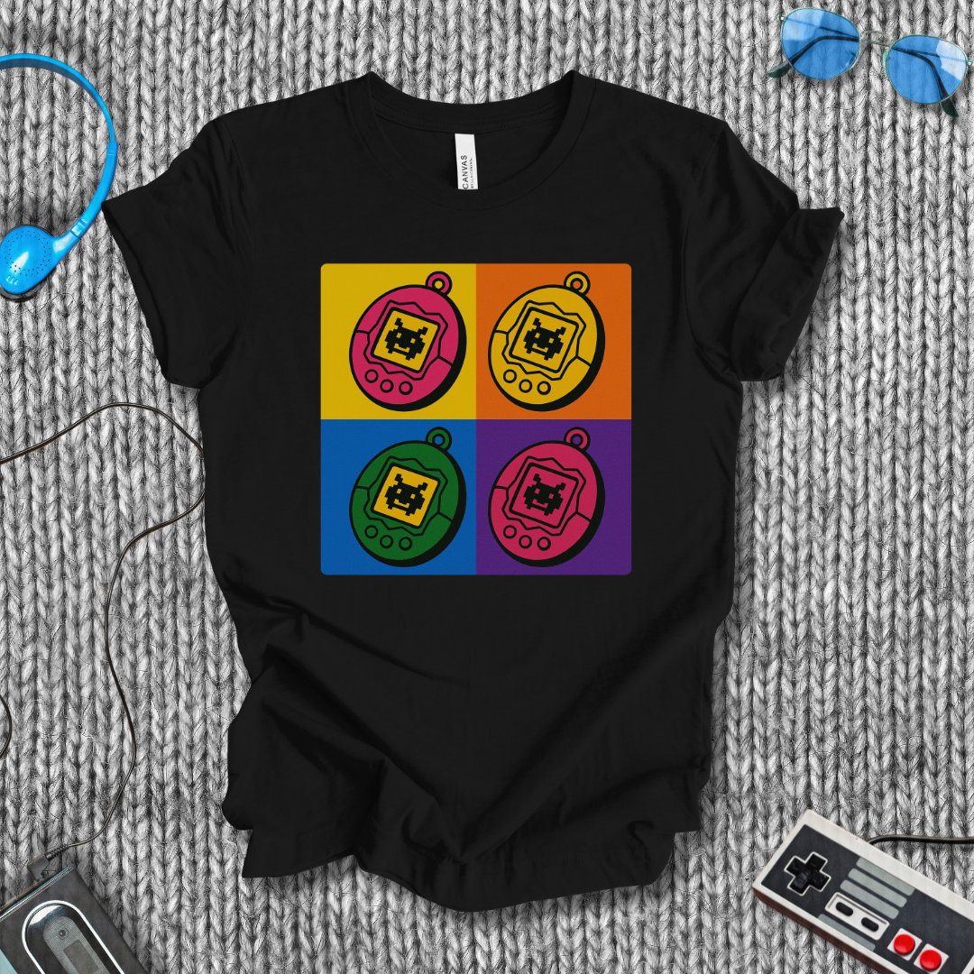 Retro Pixel Pet Pop Art T-shirt