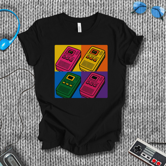 Retro Dictaphone Pop Art T-shirt