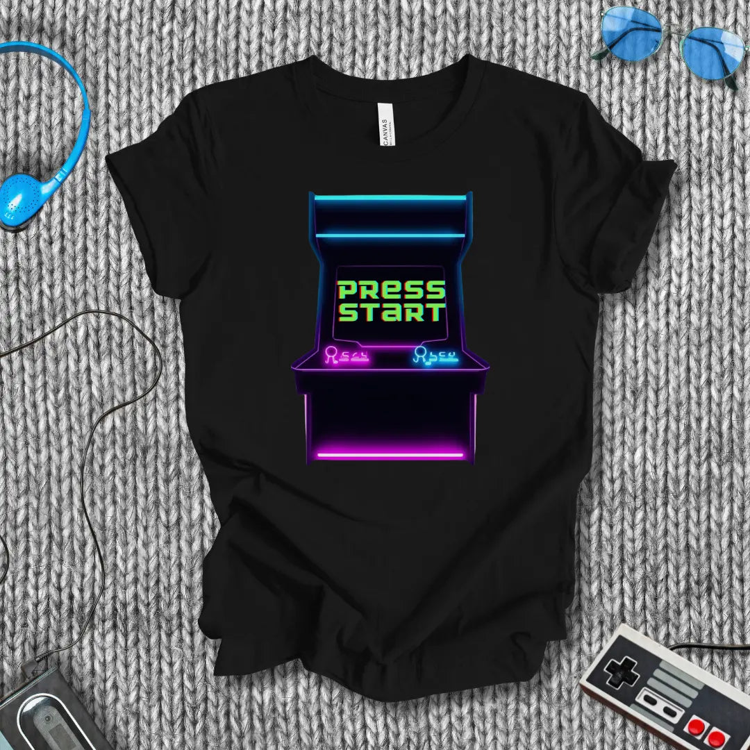 Press Start T-Shirt Bella+Canvas