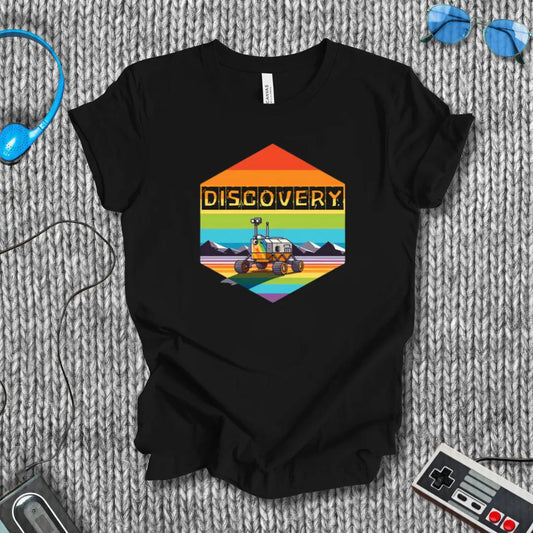Discovery Block Letters T-Shirt Bella+Canvas