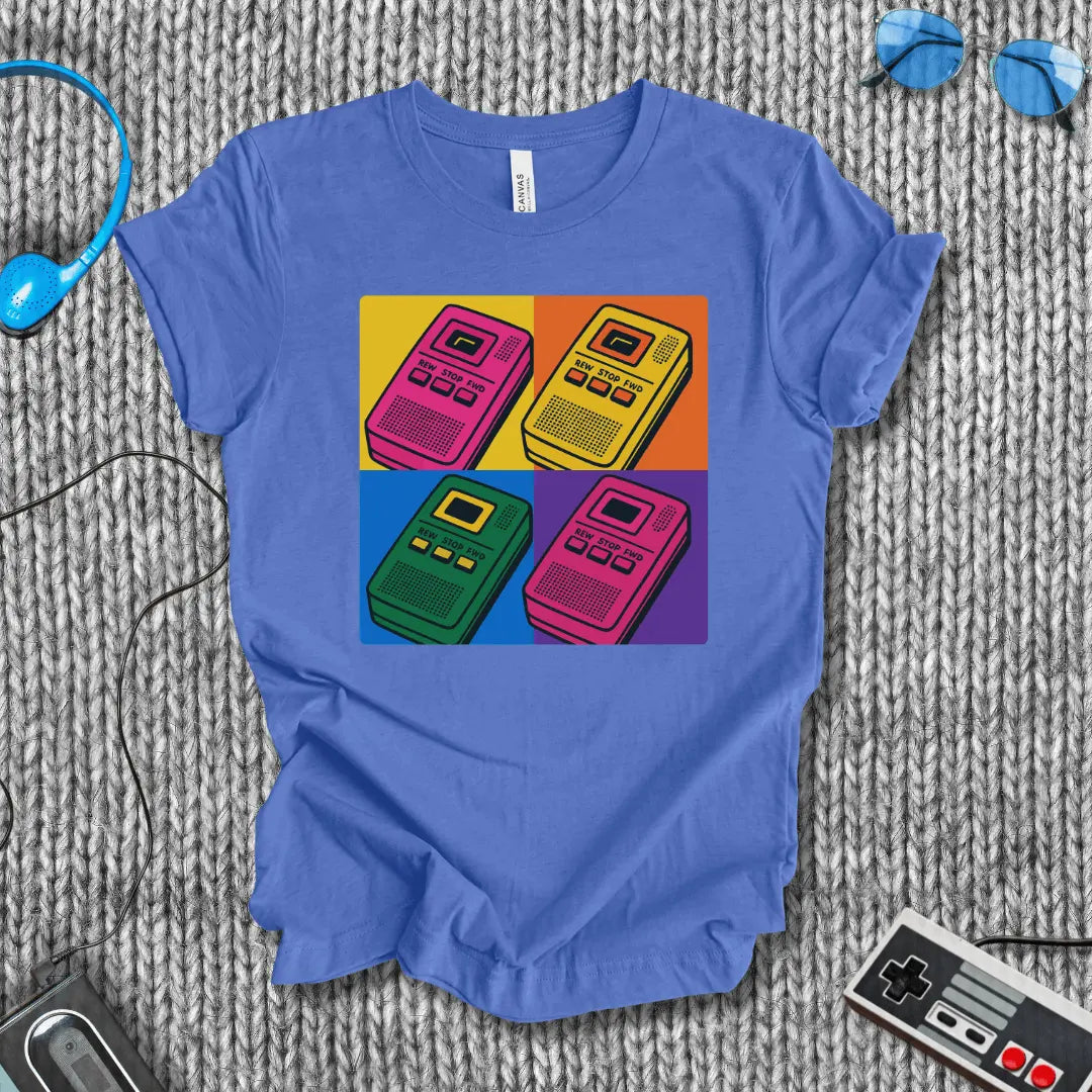 Retro Dictaphone Pop Art T-shirt