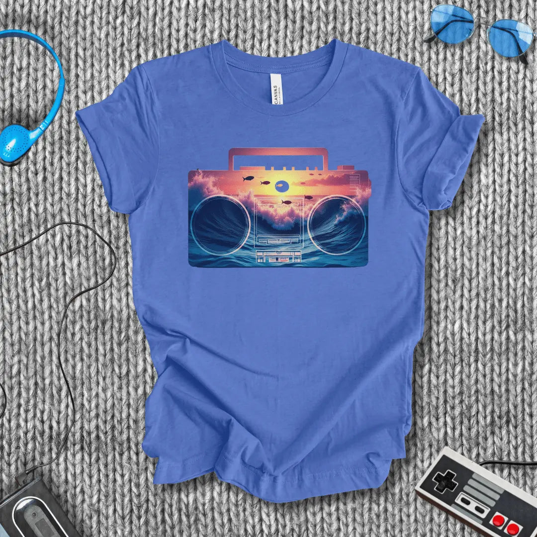 Ocean Boom T-Shirt Bella+Canvas