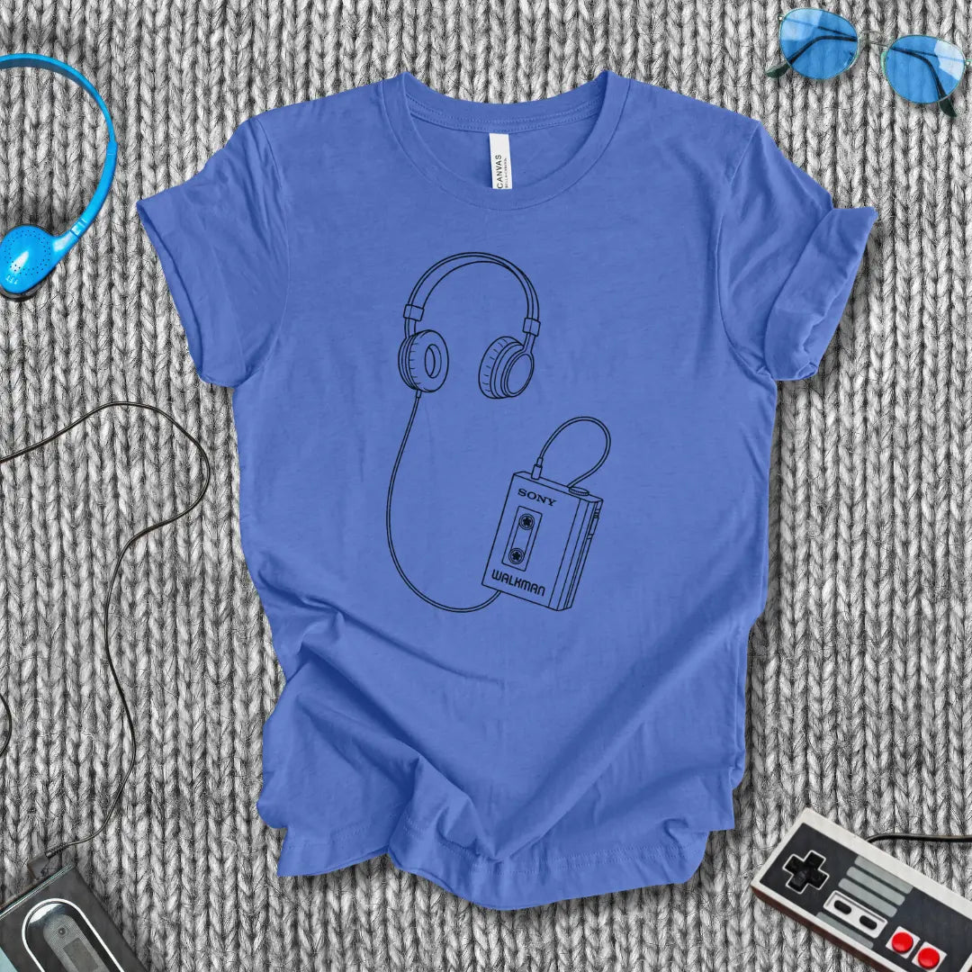 Walkman Ghost T-Shirt Bella+Canvas