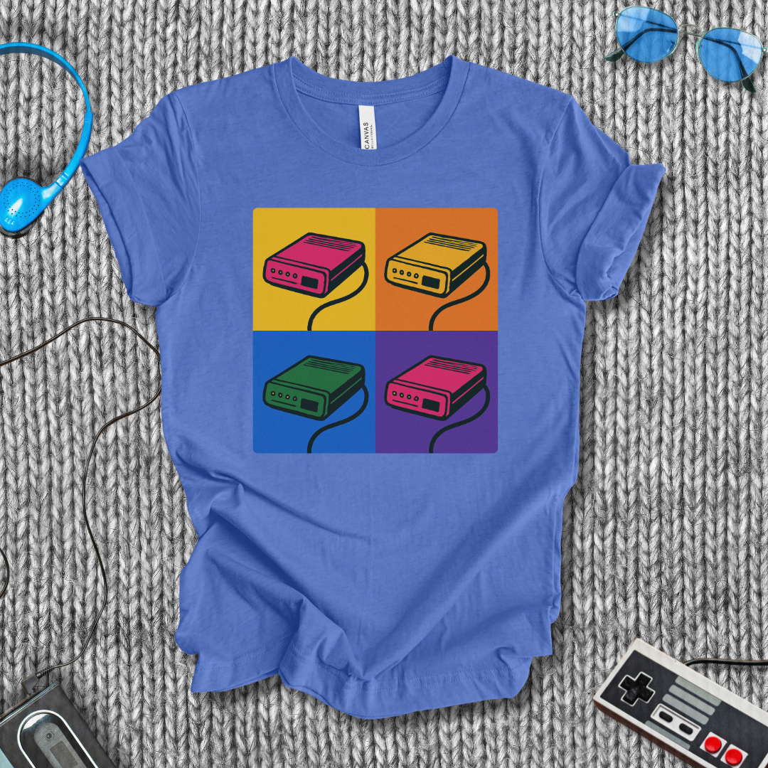 Retro Dial-Up Pop Art T-shirt