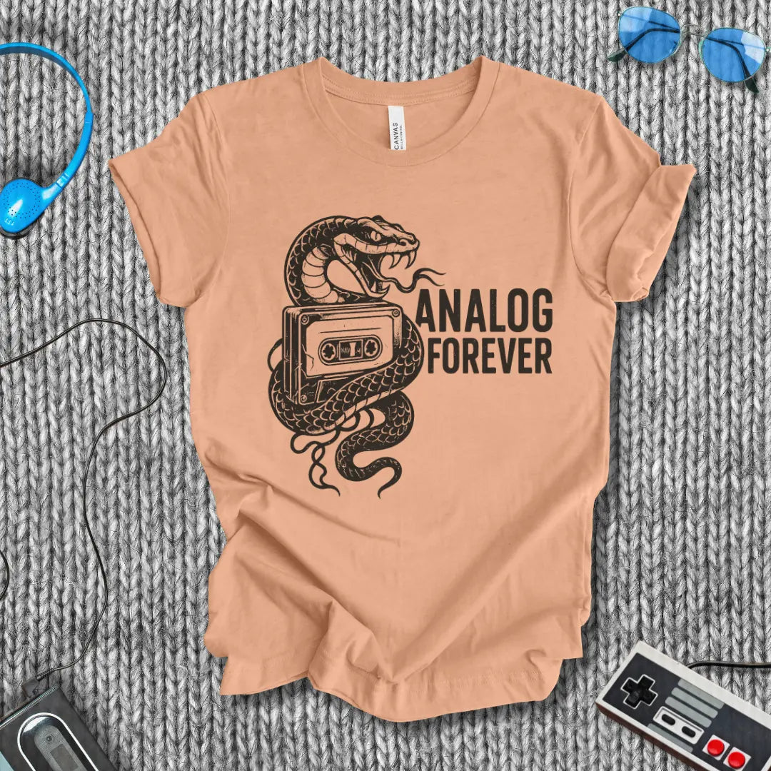 Analog Forever T-Shirt Bella+Canvas