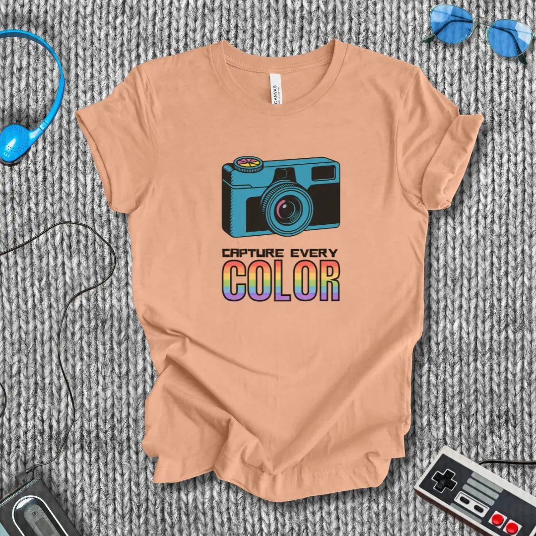 Capture Every Color T-Shirt Bella+Canvas