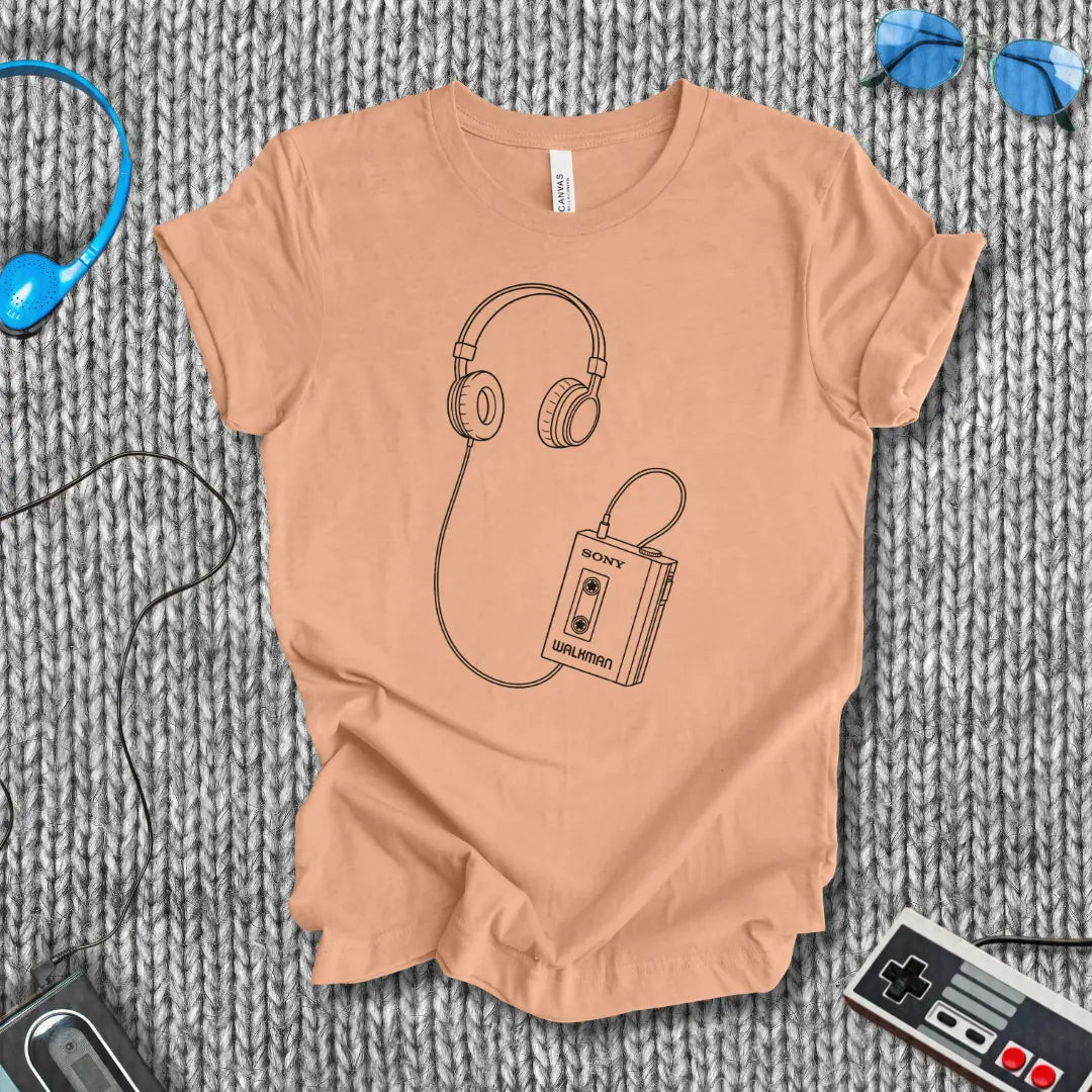 Walkman Ghost T-Shirt Bella+Canvas