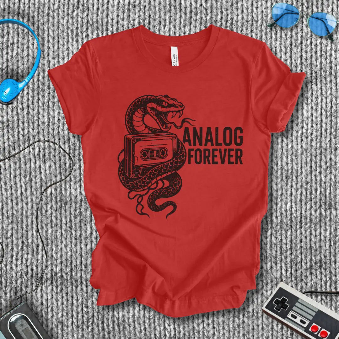 Analog Forever T-Shirt Bella+Canvas