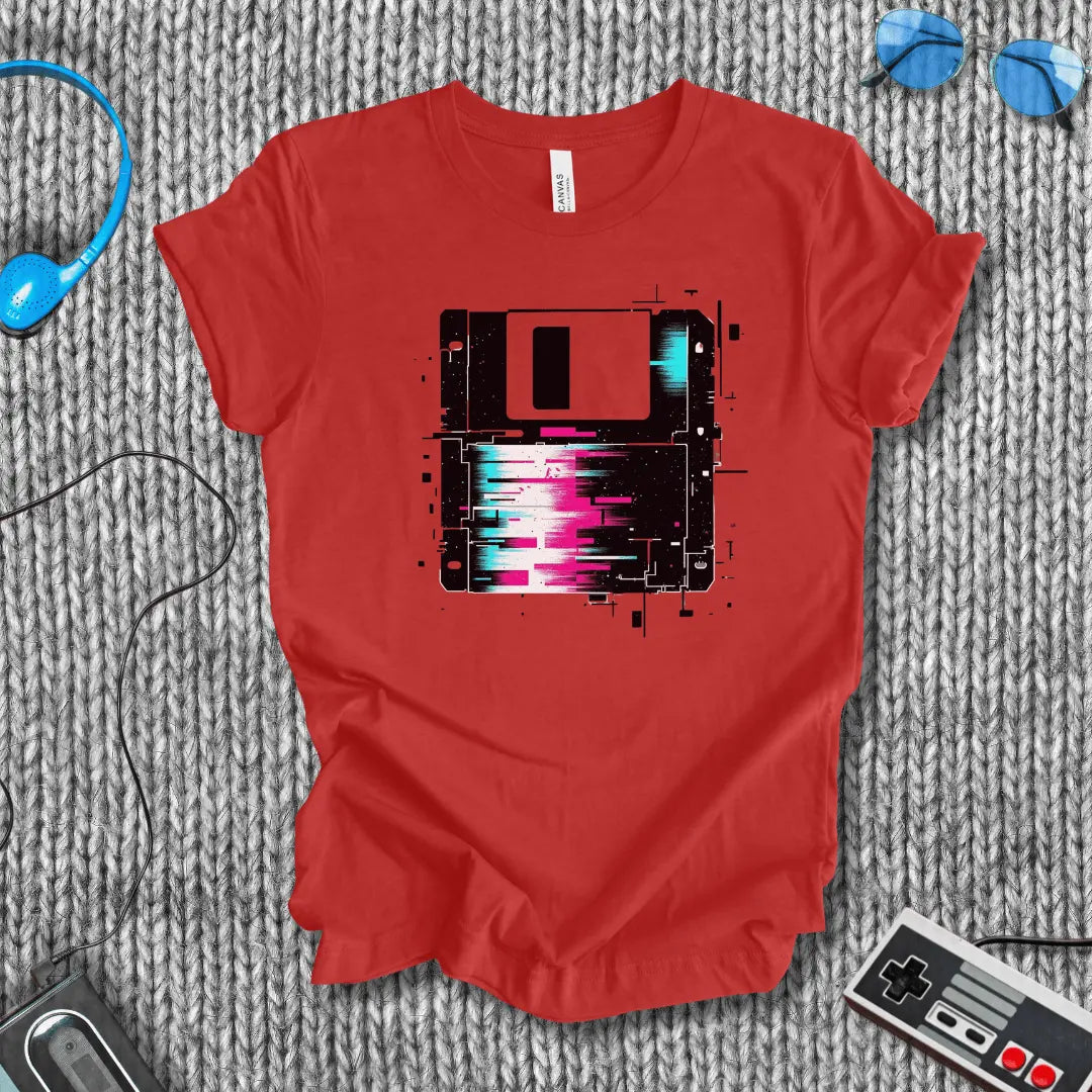Glitch Disk T-Shirt Bella+Canvas
