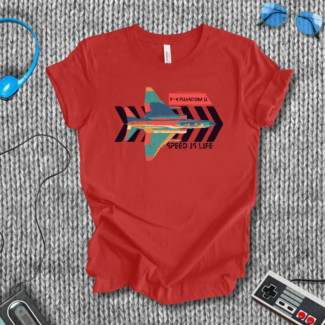 F-4 Phantom II Speed is Life T-Shirt Bella+Canvas