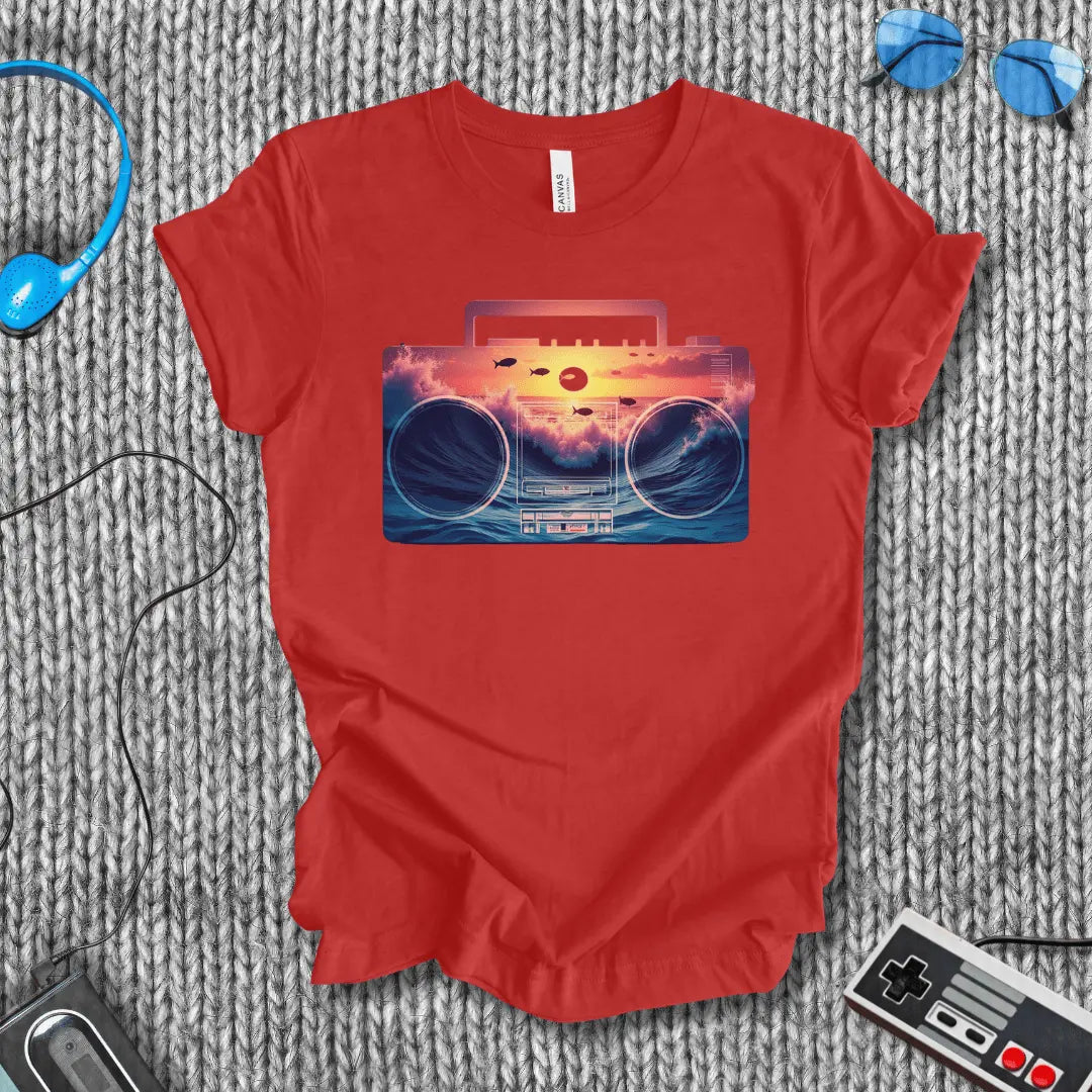 Ocean Boom T-Shirt Bella+Canvas