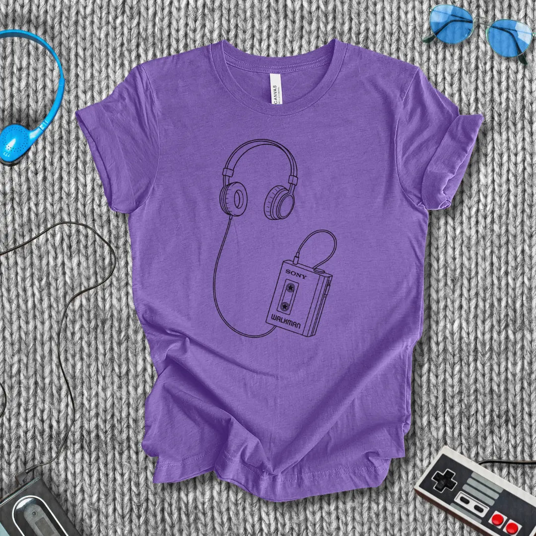 Walkman Ghost T-Shirt Bella+Canvas