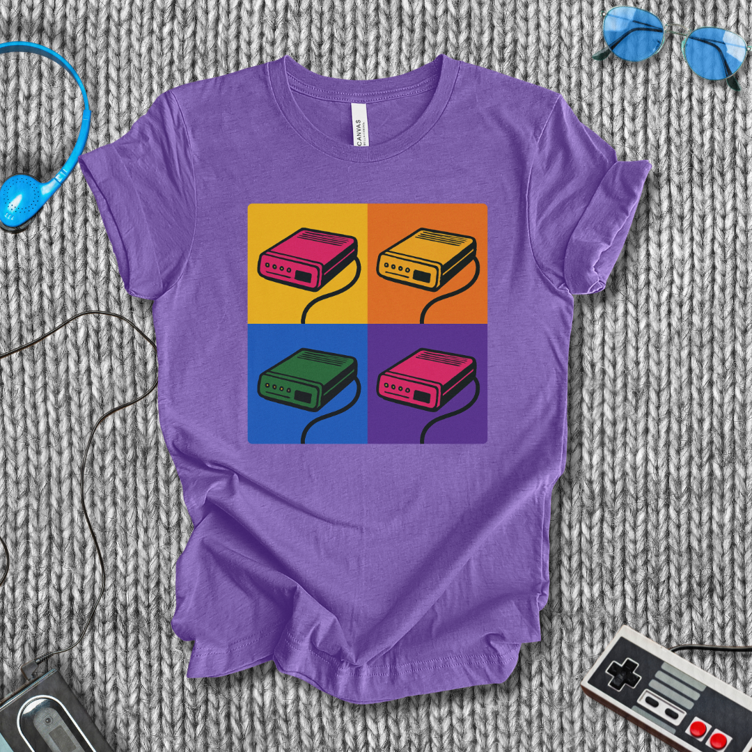Retro Dial-Up Pop Art T-shirt