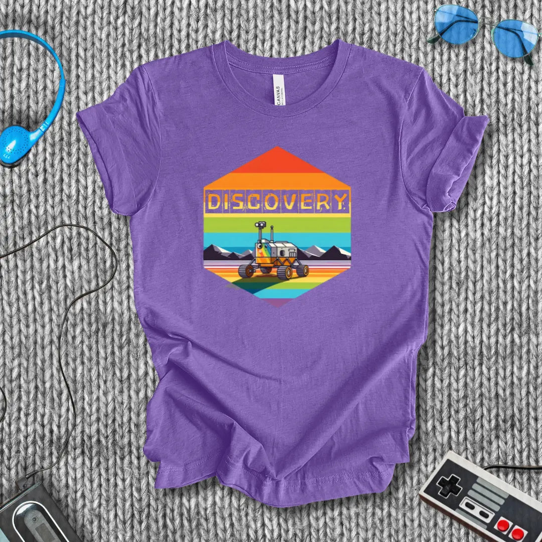 Discovery Block Letters T-Shirt Bella+Canvas