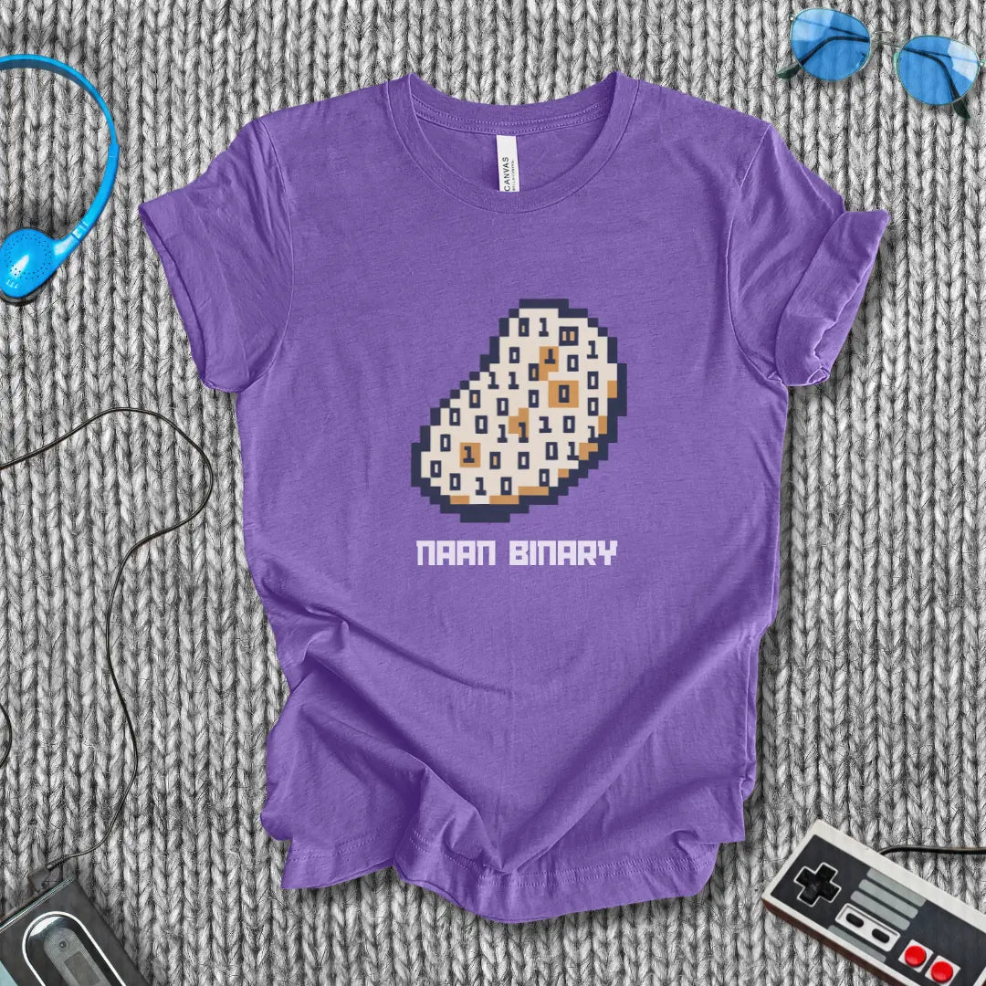 Naan Binary T-Shirt Bella+Canvas