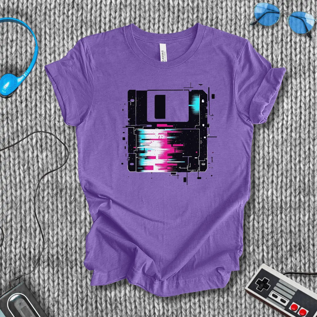 Glitch Disk T-Shirt Bella+Canvas