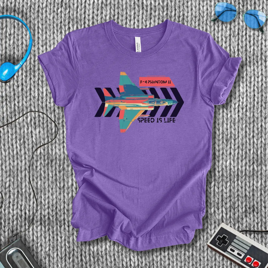 F-4 Phantom II Speed is Life T-Shirt Bella+Canvas