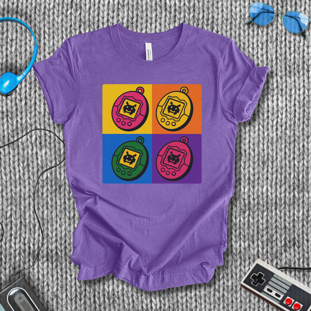 Retro Pixel Pet Pop Art T-shirt