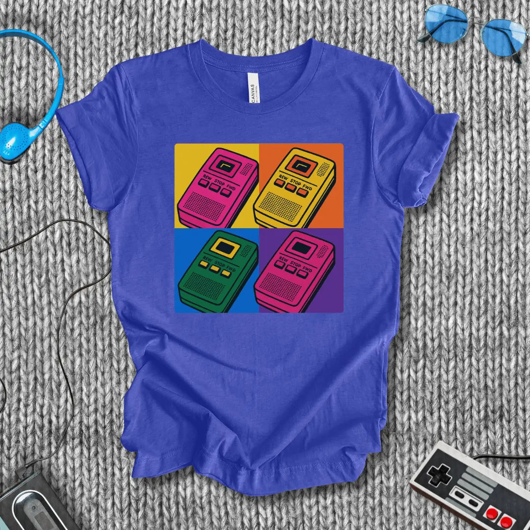 Retro Dictaphone Pop Art T-shirt