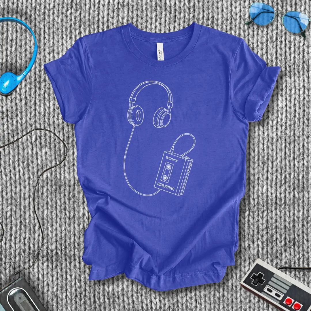 Walkman Ghost T-Shirt Bella+Canvas