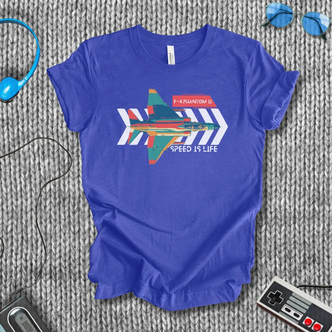 F-4 Phantom II Speed is Life T-Shirt Bella+Canvas