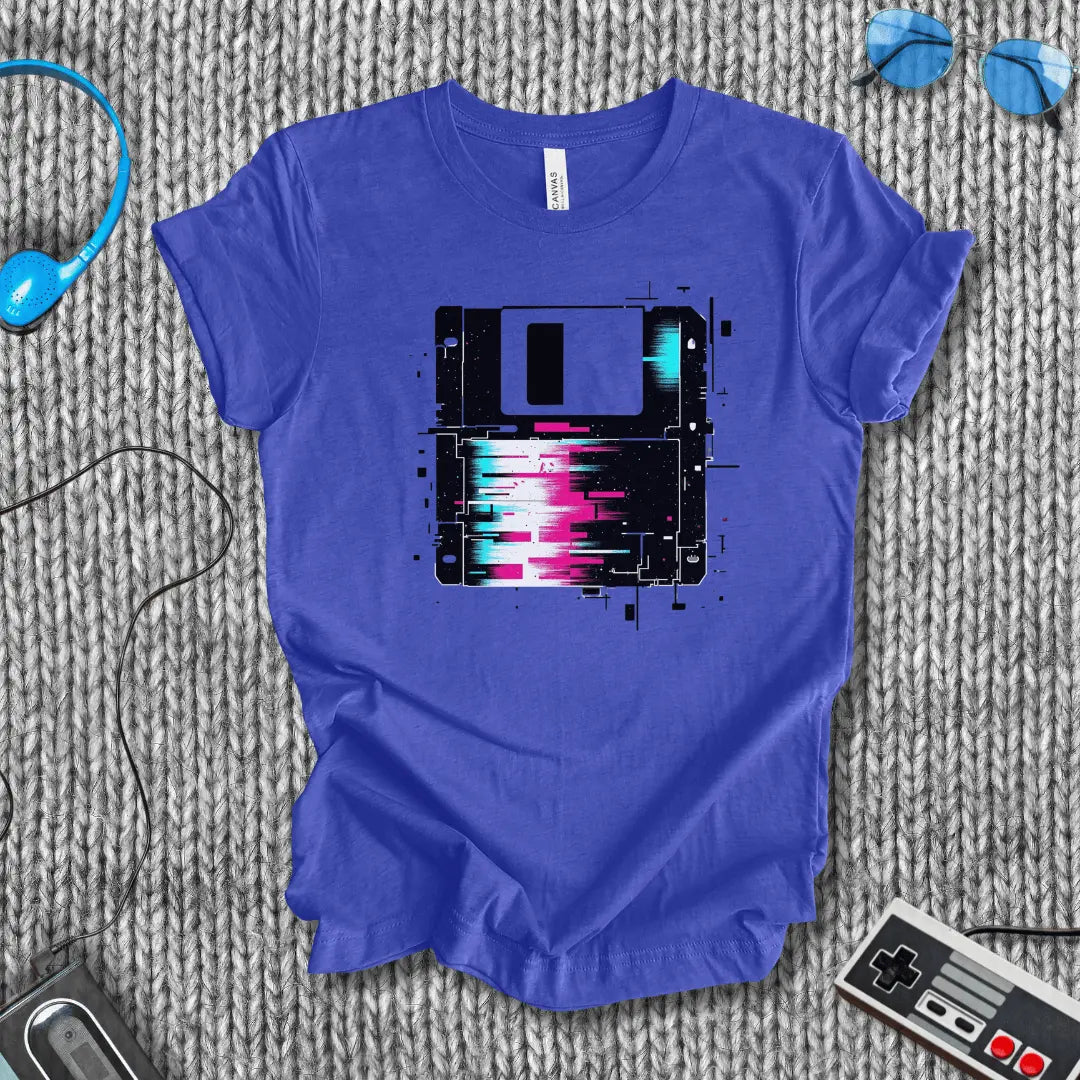 Glitch Disk T-Shirt Bella+Canvas