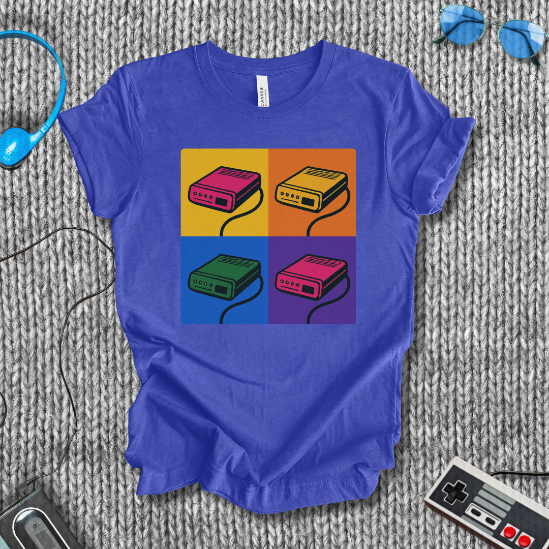 Retro Dial-Up Pop Art T-shirt
