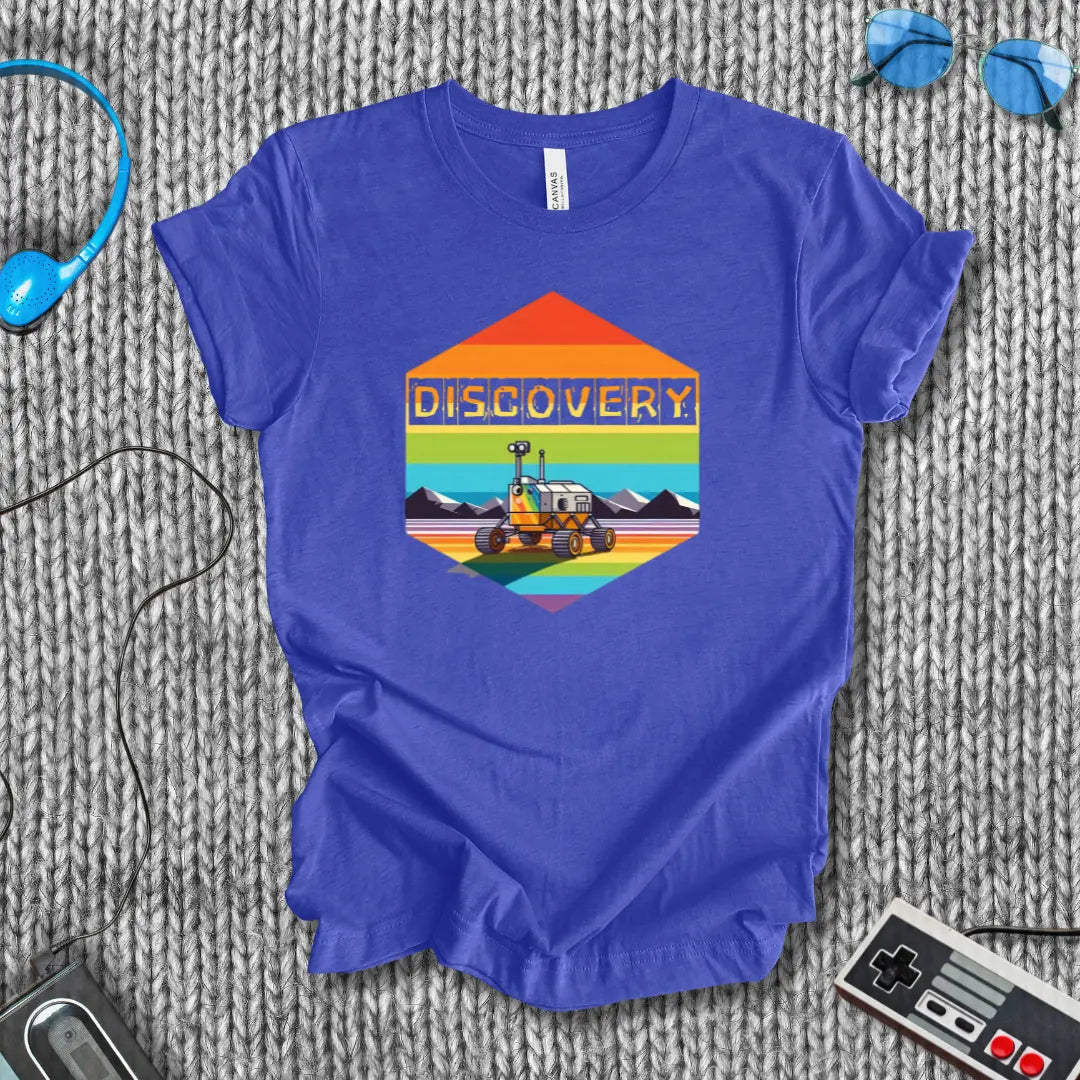 Discovery Block Letters T-Shirt Bella+Canvas