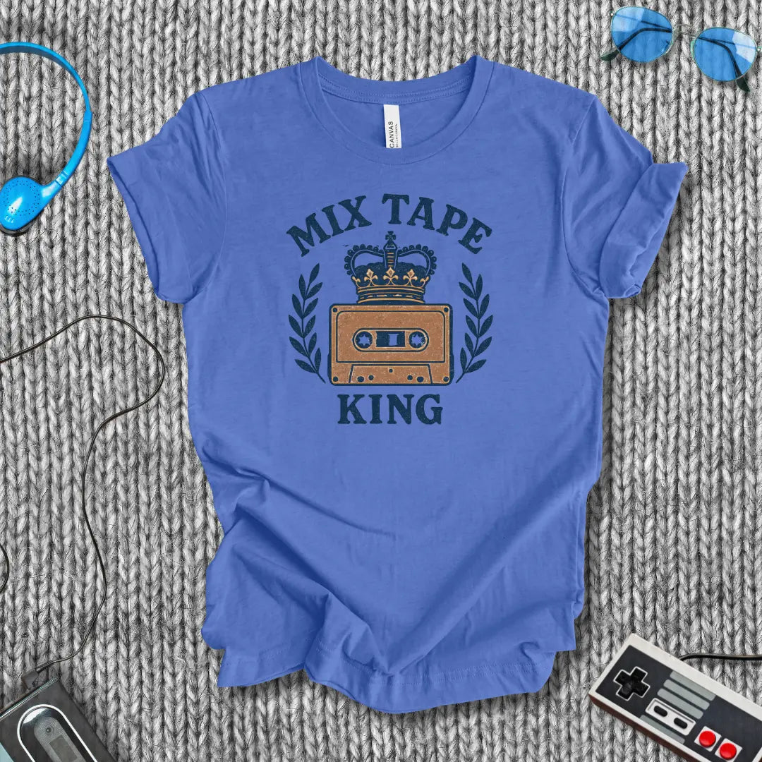 Mix Tape King T-Shirt Bella+Canvas