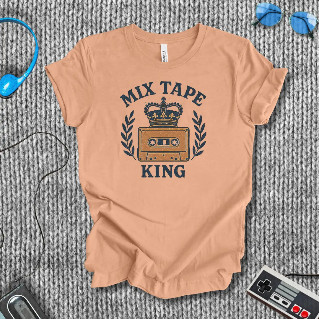Mix Tape King T-Shirt Bella+Canvas