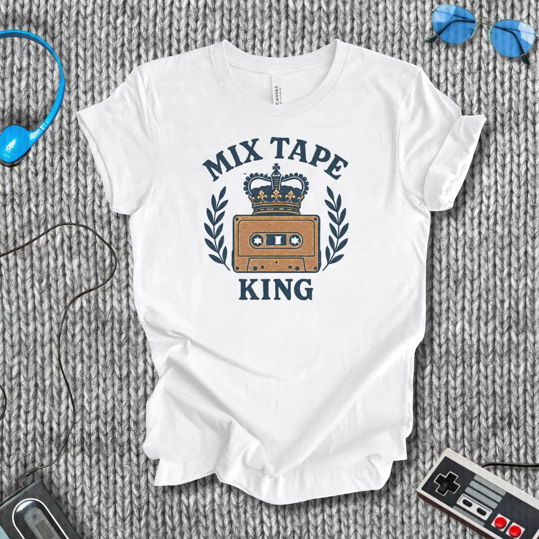 Mix Tape King T-Shirt Bella+Canvas