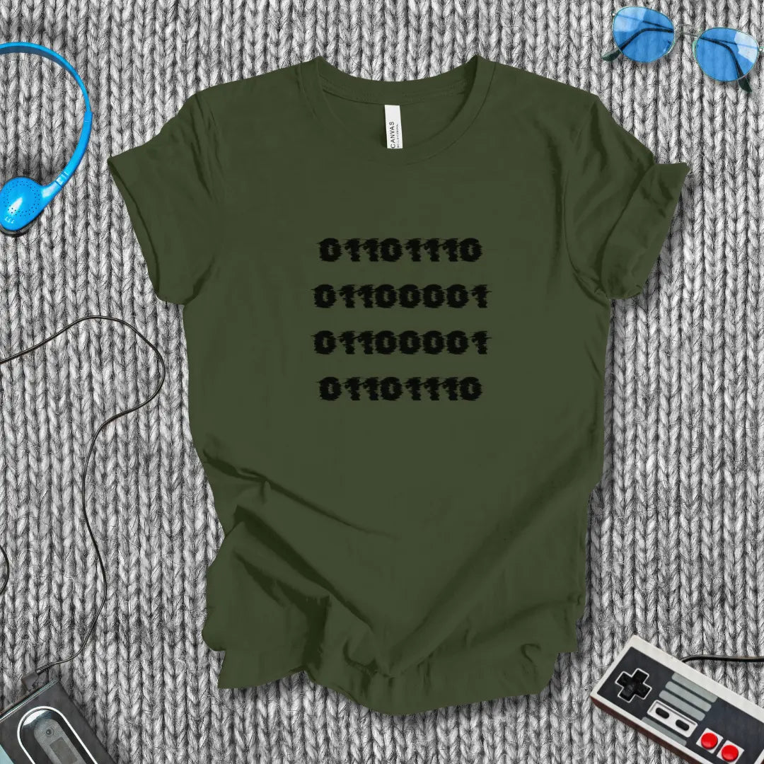 Naan (Binary) T-Shirt Bella+Canvas