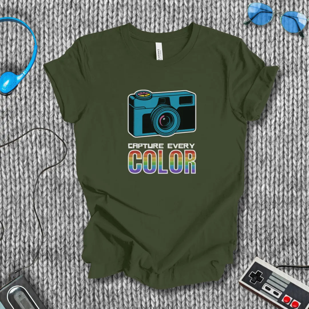 Capture Every Color T-Shirt Bella+Canvas