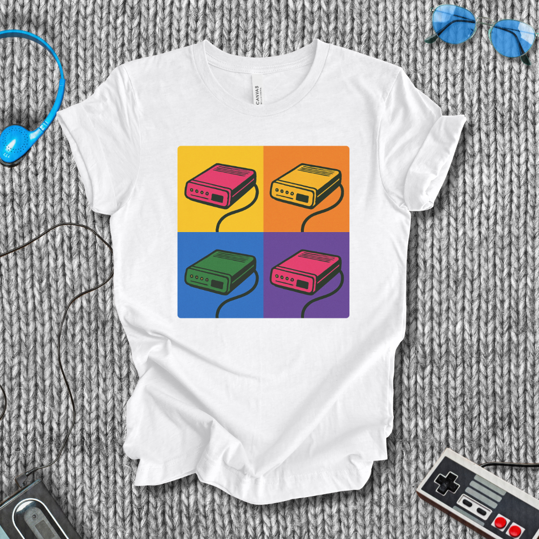 Retro Dial-Up Pop Art T-shirt