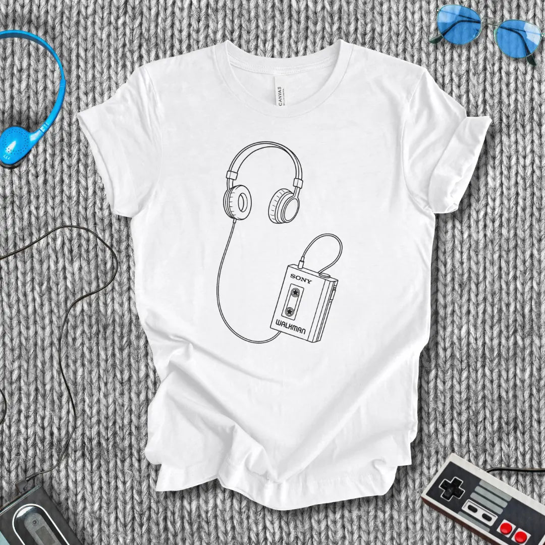 Walkman Ghost T-Shirt Bella+Canvas