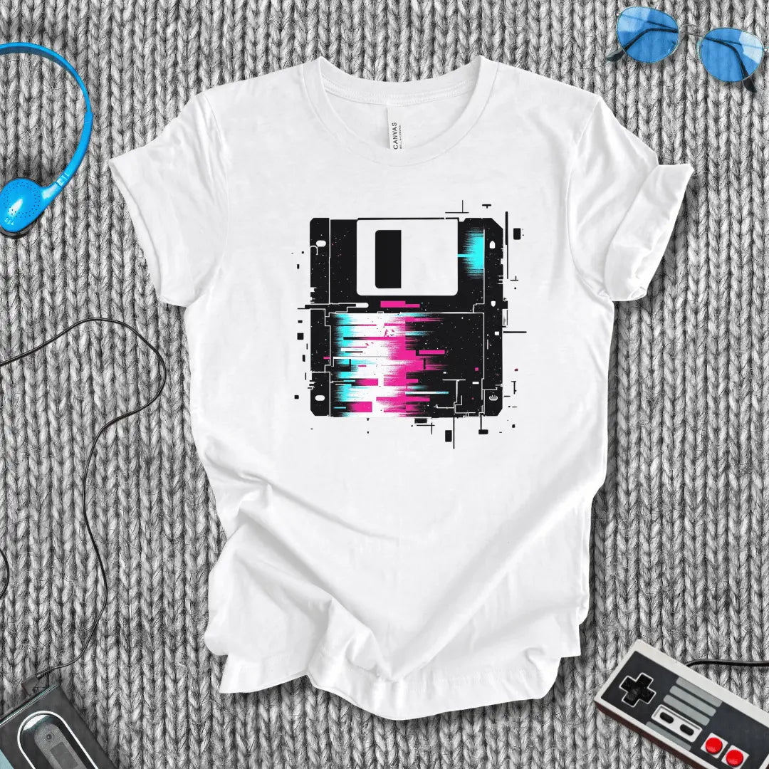 Glitch Disk T-Shirt Bella+Canvas