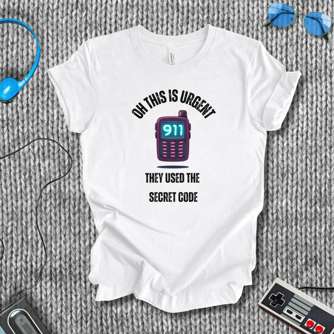 Secret Code Pager T-Shirt Bella+Canvas