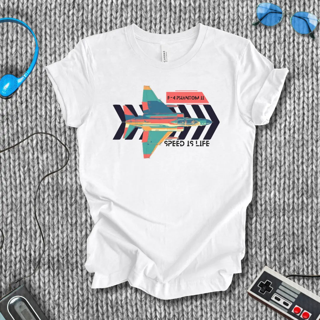 F-4 Phantom II Speed is Life T-Shirt Bella+Canvas