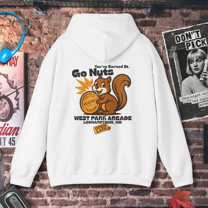 Go Nuts Arcade Hoodie Printify